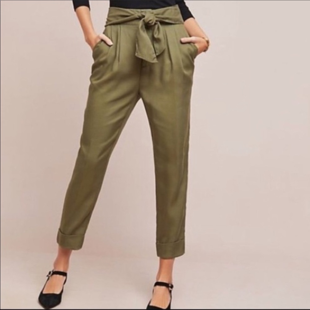 Cartonnier Anthropologie Tie Waist Pants